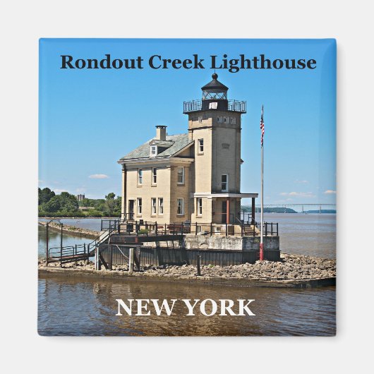 Rondout Creek Lighthouse, New York Magnet (Vorne)