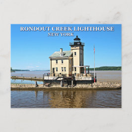 Rondout Creek Lighthouse, New York Postcard Postkarte
