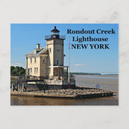 Rondout Creek Lighthouse, New York Postcard Postkarte