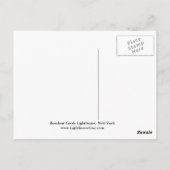 Rondout Creek Lighthouse, New York Postcard Postkarte (Rückseite)