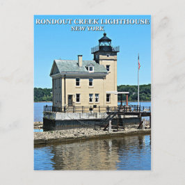 Rondout Creek Lighthouse, New York Postcard Postkarte