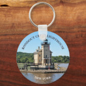 Rondout Creek Lighthouse, New Yorker Schlüsselanhä Schlüsselanhänger (Vorderseite)