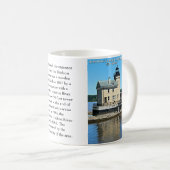 Rondout Creek Lighthouse, New Yorker Tasse (VorderseiteRechts)