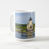 Rondout Lighthouse in NY Kaffeetasse (Vorderseite Links)