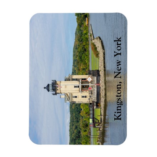 Rondout Lighthouse in NY Magnet (Vertikal)