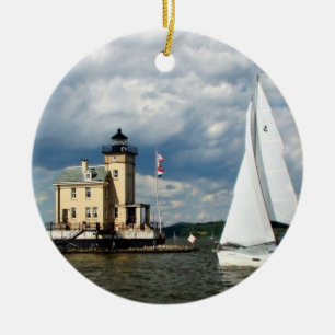 Rondout Lighthouse Keramikornament