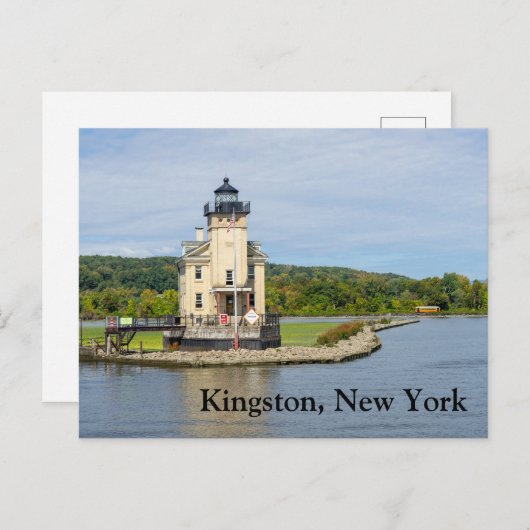 Rondout Lighthouse Postkarte (Vorne/Hinten)