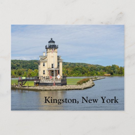 Rondout Lighthouse Postkarte (Vorderseite)