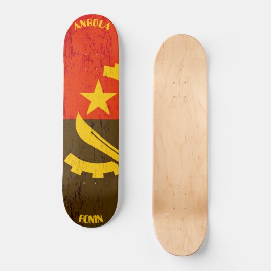 RONIN Angola Apex Pro Flag Skateboard Deck (Vorderseite)