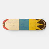 RONIN Antigua - Barbuda Apex Pro Flag Skateboard (Horizontal)