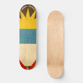 RONIN Antigua - Barbuda Apex Pro Flag Skateboard (Vorderseite)