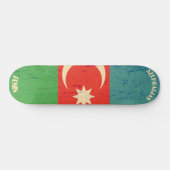 RONIN Aserbaidschan Apex Pro Flag Skateboard Deck (Horizontal)