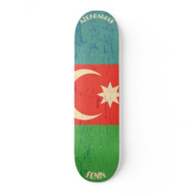 RONIN Aserbaidschan Apex Pro Flag Skateboard Deck