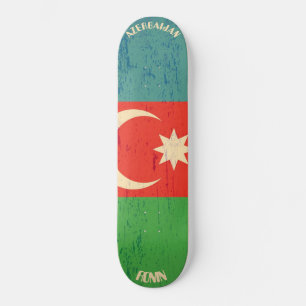 RONIN Aserbaidschan Apex Pro Flag Skateboard Deck