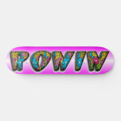 RONIN BRAND GIRL POWER Skateboard Deck (Horizontal)