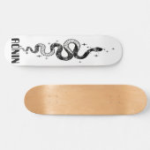 RONIN BRAND Snake Plan Whiteout Reverse SKATEBOARD (Horizontal)