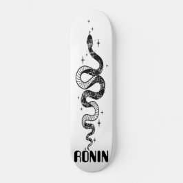 RONIN BRAND Snake Plan Whiteout Reverse SKATEBOARD
