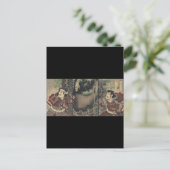 ronin bushido Schwert kämpfen japanische Samurai Postkarte (Stehend Vorderseite)