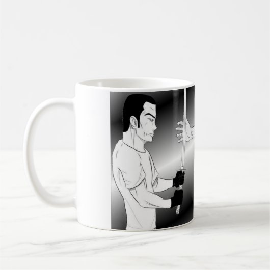 Ronin gegen Zombie Kaffeetasse (Links)