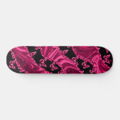 RONIN Pink Butterfly Silk Skateboard (Horizontal)