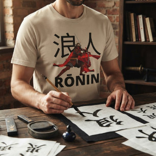Rōnin Samurai Krieger T-Shirt
