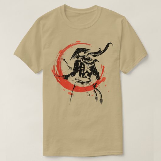 Ronin Samurai Warrior Geschenk für Männer T-Shirt (Design vorne)