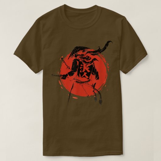 Ronin Samurai Warrior Valentine Tagesgeschenk T-Shirt (Design vorne)