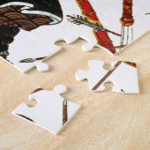 Ronin Samurais, die Pfeil-Japaner-Japan-Kunst Puzzle (Seite)