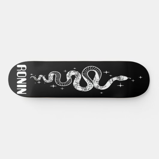 RONIN Snake Plan Whiteout Reverse Skateboard Deck (Horizontal)