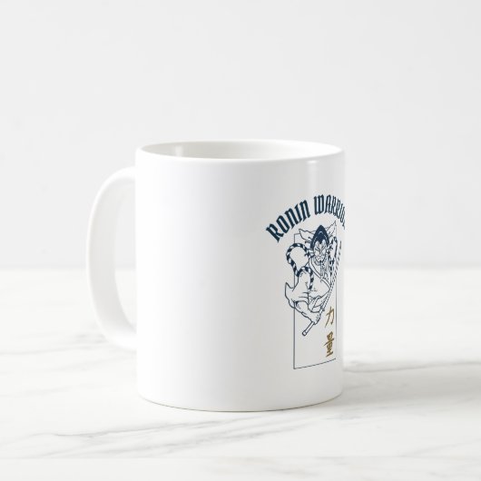 Ronin Warrior Kaffeetasse (Vorderseite Links)