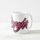 Ronja faded pink Tasse Teetasse Kaffeetasse (VorderseiteRechts)