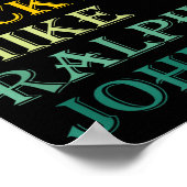 Ronnie Bobby Ricky Mike Ralph And Johnny  Poster (Ecke)