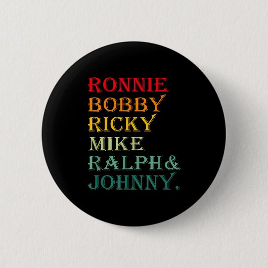 Ronnie Bobby Ricky Mike Ralph Und Johnny Button (Vorderseite)