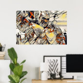 Ronnie Coleman, Kadinsky bearbeiten Poster (Heimbüro)