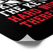 Ronnie Coleman Mr Olympia Workout Inspiration Poster (Ecke)