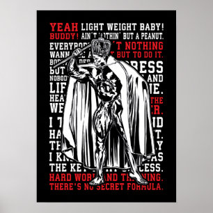 Ronnie Coleman Mr Olympia Workout Inspiration Poster