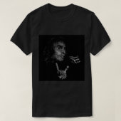 Ronnie James Dio Scribble Art Acrylic Block T-Shirt (Design vorne)
