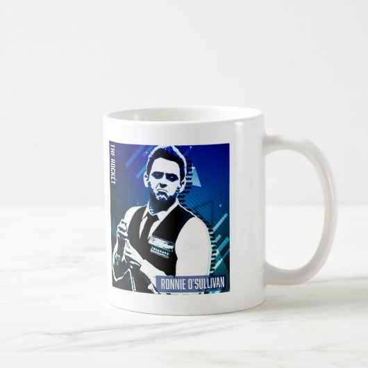 Ronnie O'Sullivan - "The Rocket"-Tasse Kaffeetasse (Rechts)