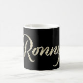Ronny Name whitegold Tasse Teetasse Kaffeetasse (Mittel)