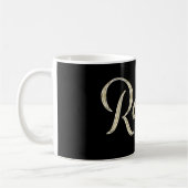 Ronny Name whitegold Tasse Teetasse Kaffeetasse (Links)