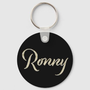 Ronny-Whitegold-Button-Schlüsselger Schlüsselanhänger