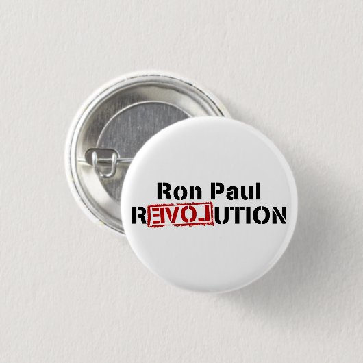 RonPaulrRevolution Button (Vorne & Hinten)