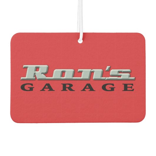 Rons Garage: Ron Air Freshener Autolufterfrischer (Vorderseite)