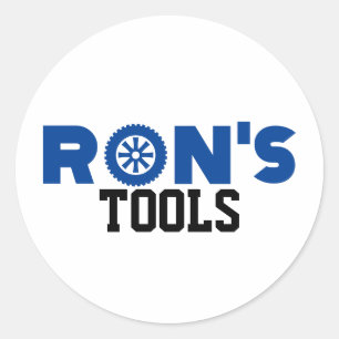 Ron's Tools Classic Round Aufkleber