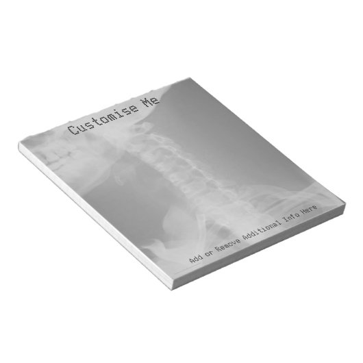 Röntgen 2 Original Notizblock (angewinkelt)