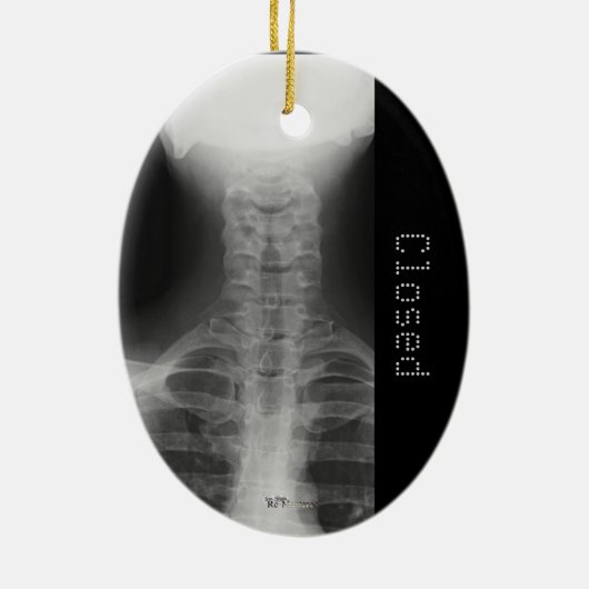 Röntgen 3 keramik ornament (Hinten)