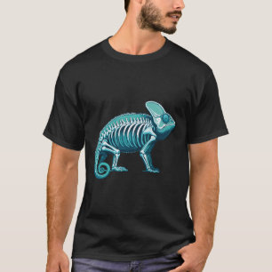 Röntgen-Chamäleon-Körperanatomie Radiographie Skel T-Shirt