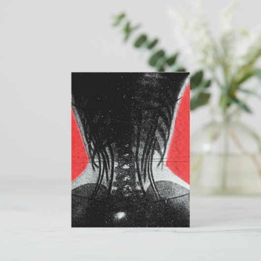 Röntgen der Frau in einer korsetten Postkarte (Stehend Vorderseite)