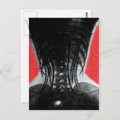 Röntgen der Frau in einer korsetten Postkarte (Vorne/Hinten)