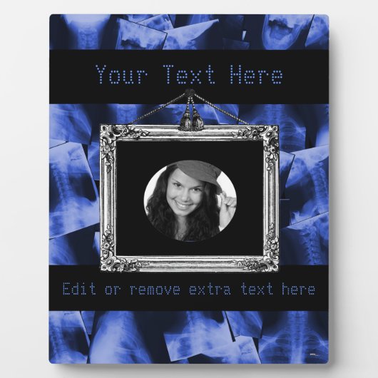 röntgen - elektromagnetisches Blau Fotoplatte (Vorderseite)